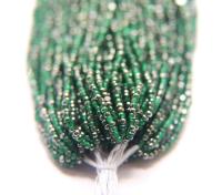 11/0 Hanks Charlotte Cut Beads Patina Opal Green Gunmetal 1/5/25/50/100 Hanks PREMIUM SEED BEADS, Native Supplies