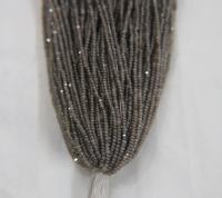 13/0 Hanks Charlotte Cut Beads Ionized White Opal 1/5/25/50/100 Hanks 1.6mm glass beads, native jewelry supply, findings