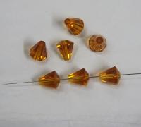 5400 Vintage 11X10 mm Swarovski crystal bead cone shape (4 Colours) Swarovski Elements 6/12/36 Pieces, jewelry making