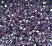 4mm Swarovski Amethyst Silver Shade Bicones Beads 36/72/144/432/720 Pieces PREMIUM MATERIALS,embroidery materials, jewelry supplies