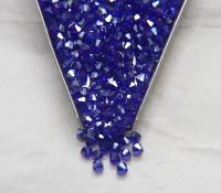 4mm Swarovski Cobalt Silver Shade Bicones Beads 36/72/144/432/720 Pieces PREMIUM MATERIALS,embroidery materials, jewelry supplies