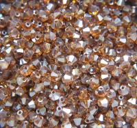 4mm Swarovski Topaz Silver Shade Bicones Beads 36/72/144/432/720 Pieces PREMIUM MATERIALS,embroidery materials, jewelry supplies