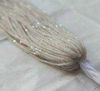 13/0 Hanks Charlotte Cut Beads White Opal Aurore Boreale 1/5/25/50/100 Hanks 1.6mm glass beads, native jewelry supply, findings