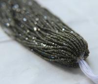 13/0 Hanks Charlotte Cut Beads Ionized Opaque Olivine 1/5/25/50/100 Hanks 1.6mm glass beads, jewelry supply, craft supply