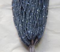 13/0 Hanks Charlotte Cut Beads IONIZED Pale Blue Opaque 1/5/25/50/100 Hanks 1.6mm glass beads, jewelry supply, craft supply