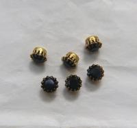 Swarovski 30ss Vintage Crown Prong Settings in (6 Colours) 12/24/100/500 Pieces jewelry supplies, strass embellishments, vintage rare