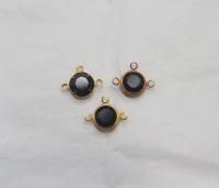 Swarovski channel set 3 loops 39ss 2/6/12/24/36 Pieces BRASS SETTINGS, strass embellishments, vintage rare