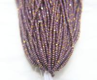 11/0 Hanks Charlotte true Cut Beads Patina Opaque Amethyst Dark Bronze Gold 1/5/25/50/100 Hanks PREMIUM SEED Beads, NATIVE supplies