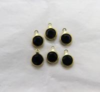 Swarovski channel set 1 loops 40ss 2/6/12/24/36 Pieces BRASS SETTINGS, strass embellishments, vintage rare