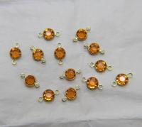 Swarovski channel set 2 loops 30ss 6/12/24/36/72 Pieces BRASS SETTINGS, strass embellishments, vintage rare