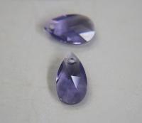 22mm Swarovski Crystal 6106 Pear Beads Pendants Fancy Crystal drop in Tanzanite / Crystal Copper 1/2/6 Pieces vintage findings
