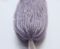11/0 Hanks Charlotte Cut Beads Crystal Matt Lilac Lined 1/5/25/50/100 Hanks PREMIUM SEED BEADS, Native Supplies