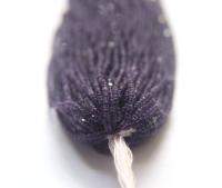 11/0 Hanks Charlotte Cut Beads Crystal Matt Purple Velvet Lined 1/5/25/50/100 Hanks PREMIUM SEED BEADS, Native Supplies