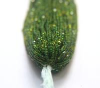 11/0 Hanks Charlotte Cut Beads Yellow Green Lined 1/5/25/50/100 Hanks 2.0mm jewellery NATIVE rare glass beads, jewelry supply,