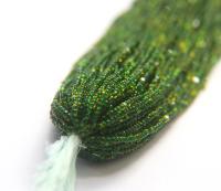 11/0 Hanks Charlotte Cut Beads Yellow Green Lined 1/5/25/50/100 Hanks 2.0mm jewellery NATIVE rare glass beads, jewelry supply,