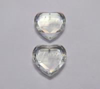28 MM Swarovski Crystal Heart Pendant Beads 6225 Crystal drops in (4 Colours) vintage findings, jewelry making