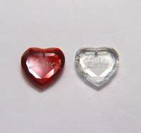 28 MM Swarovski Crystal Heart Pendant Beads 6225 Crystal drops in (4 Colours) vintage findings, jewelry making