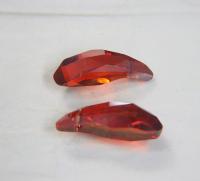Swarovski 6904 Crystal Lily Pendant Beads 36.0x13.0 Fancy Crystal drops 1 Piece vintage findings, jewelry making