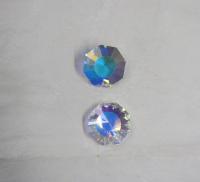 19 MM Swarovski Crystal Aurore Boreale Hexagon Pendant Beads Crystal drops vintage findings, jewelry making, wedding decorations