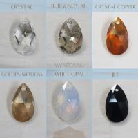 38 mm Swarovski Crystal 6106 Big Rare Pear Beads Pendants Fancy Crystal drop in (6 Colours) vintage findings
