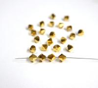 7mm Crystal Aurum Gold Swarovski Bicone beads Cuts 12/36/72/144/288 Pieces embellishments