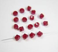 8MM Ruby Givré Vintage Swarovski Bicone Beads 6/24/72/144 Pieces Haute couture embellishments, premium beads
