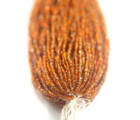 11/0 Hanks Charlotte true Cut Beads Patina Transparent Light Orange Bronze Gold 1/5/25/50/100 Hanks PREMIUM SEED Beads, NATIVE supplies
