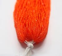 11/0 Hanks Charlotte Cut Beads 90030 Orange Transparent 1/5/25/50/100 Hanks 2.0mm glass beads, jewelry supply, findings, craft supply