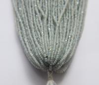 13/0 Hanks Charlotte Cut Beads White Opal Silverlined 1/5/25/50/100 Hanks PREMIUM SEED BEADS, Native Supplies