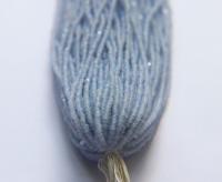 11/0 Hanks Charlotte Cut Beads Light Pale Blue Opal 1/5/25/50/100 Hanks 2.0mm jewellery rare glass beads, jewelry supply, Native supply