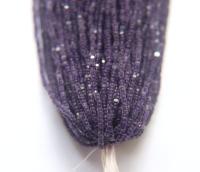 11/0 Hanks Charlotte Cut Beads Crystal Matt Purple Velvet Lined 1/5/25/50/100 Hanks PREMIUM SEED BEADS, Native Supplies
