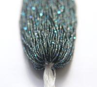 13/0 Hanks Charlotte Cut Beads Patina Transparent Black Diamond Aurore Boreale 1/5/25/50/100 Hanks 1.6mm glass beads, native supply