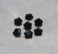 Vintage Swarovski 10 mm Swarovski Hexagon #4730 Jet Premier Crystal Rhinestones 2/6/12/36 Pieces gemstones