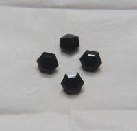 Vintage Swarovski 10 mm Swarovski Hexagon #4730 Jet Premier Crystal Rhinestones 2/6/12/36 Pieces gemstones
