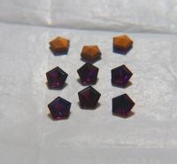 Vintage Swarovski 8 mm Swarovski Hexagon #4730 (2 Colours) Premier Crystal Rhinestones 2/6/12/36 Pieces gemstones