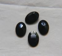 Vintage Swarovski 16x11 mm Jet Oval Shape Fancy stones Premier Crystal Rhinestones 2/6/12/24 Pieces gemstones