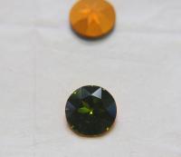 Olivine GF (17mm) Vintage Swarovski 1201 Dentelle fancy Stone Gold Foiled 2/6/24/72 pieces jewlery making stones