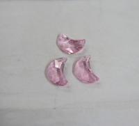 Swarovski® 6722 Crescent Moon Pendant 20mm in Rosaline Fancy Crystal drops 1/2/6 Pieces vintage findings