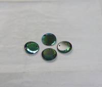 12mm Very Rare Vintage Premium Swarovski Round Crescent Crystal in Vitrail Medium 6210 Crystal Clear drop 2/6/12 Pieces vintage findings