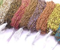 11/0 Charlotte true Cut Beads Designer Mix Hanks (11 Colors) 1/5/25/50/100 2mm jewellery beads soup, jewelry supply, native supply
