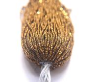 11/0 Hanks Charlotte Cut Beads Dorado 1/5/25/50/100 Hanks 2.0mm glass beads, jewelry supply, findings, craft supply, vintage supply