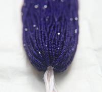 11/0 Hanks Charlotte Cut Beads 30100 MATT Royal Blue Transparent 1/5/25/50/100 Hanks 2.0mm beads, jewelry supply, findings, Native supply