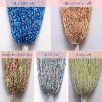 13/0 Hanks Charlotte Cut Beads in Designer Mix (5 Colors) 1/5/25/50/100 Hanks 1.6mm rare glass beads, jewelry supply, native supply
