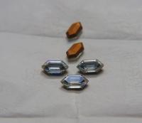 Vintage Swarovski 16.5 x 8.4mm Elongated Fancy rare stones (5 Colours) 6/12/36/144 Pieces gemstones, jewlery making, color zirconium