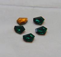 Vintage Swarovski 12 x 9 mm unusual shape Fancy rare stones (2 Colours) 6/12/36/144 Pieces gemstones, jewlery making, color zirconium