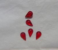10X6 mm vintage Cabochon flat back Tear drops Swarovski glass cabs, cabochons