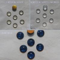 Swarovski 8 mm Vintage in 3 Colours Flat Back Oval Cabochon Cabs 6/12/36/72/144 Pieces