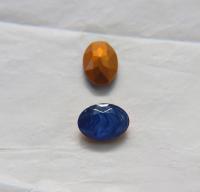 Vintage Swarovski 18x13 mm Vintage Blue Givre Swirls Oval Shape Gold Foiled Premier Crystal Rhinestones 2/6/12/24 Pieces gemstones