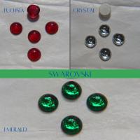 Swarovski 10 mm Vintage in 3 Colours Flat Back Oval Cabochon Cabs 2/6/36/72/144 Pieces