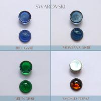 Swarovski 14 mm Vintage (4 Colours) Flat Back Oval Cabochon Cabs 2/6/36/72/144 Pieces